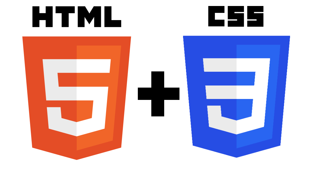 HTML 5's logo with CSS 3's logo